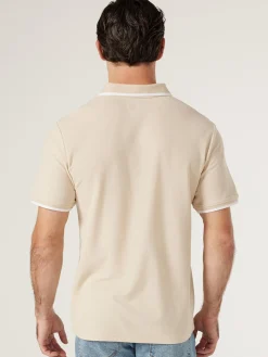 Shop Jeanswest SS Nash Tipped Polo Blue