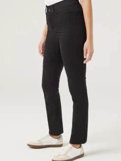 Fashion Jeanswest Tummy Trimmer Slim Straight Jeans Black